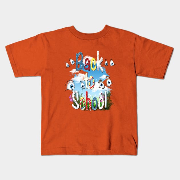 Back to School Kids T-Shirt by Just Kidding by Nadine May